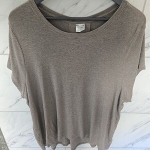 Athleta Taupe Short Sleeve Tee